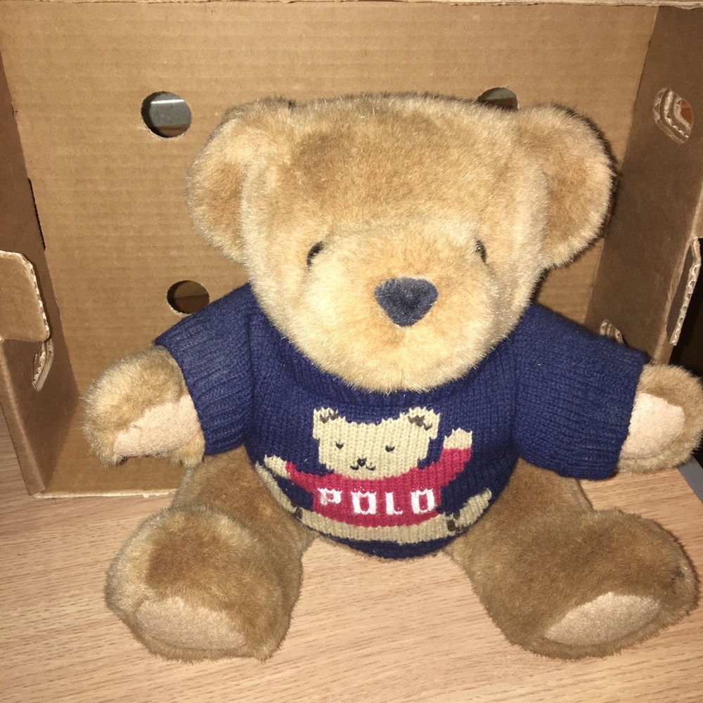 Vintage 1997 Polo by Ralph Lauren Plush Teddy Bear